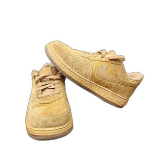 Nike Air Force 1 LV8 Boys Shoes Size 3Y Sneakers Wheat Gum Sole BQ5486-700